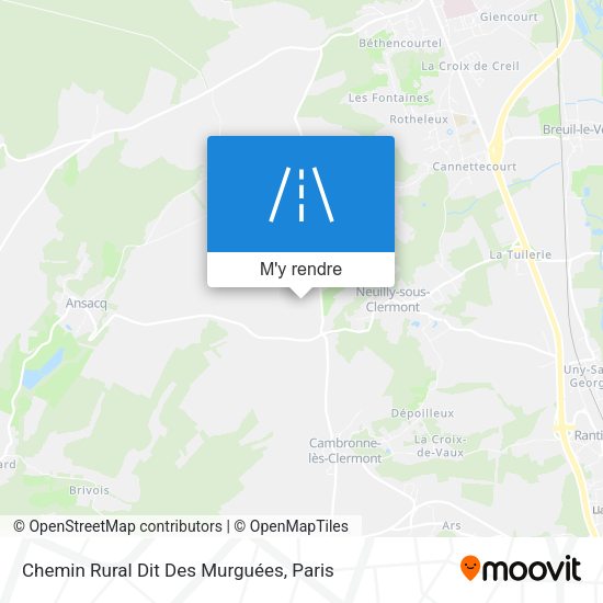 Chemin Rural Dit Des Murguées plan