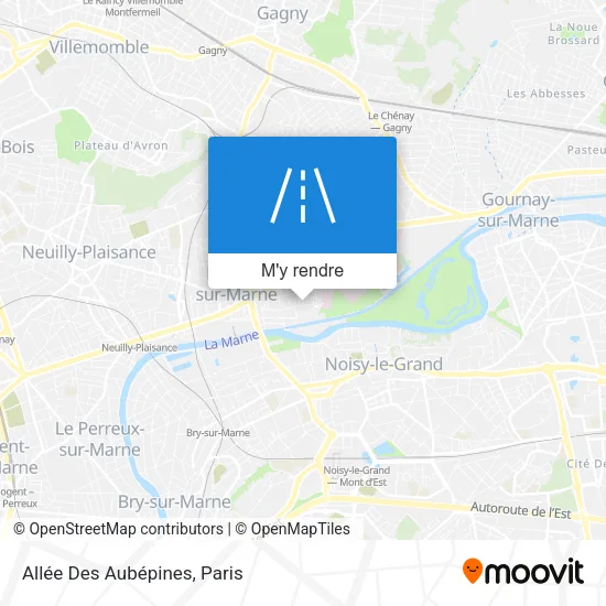 Allée Des Aubépines plan