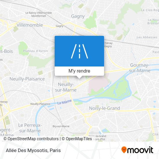 Allée Des Myosotis plan