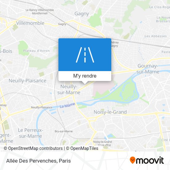 Allée Des Pervenches plan