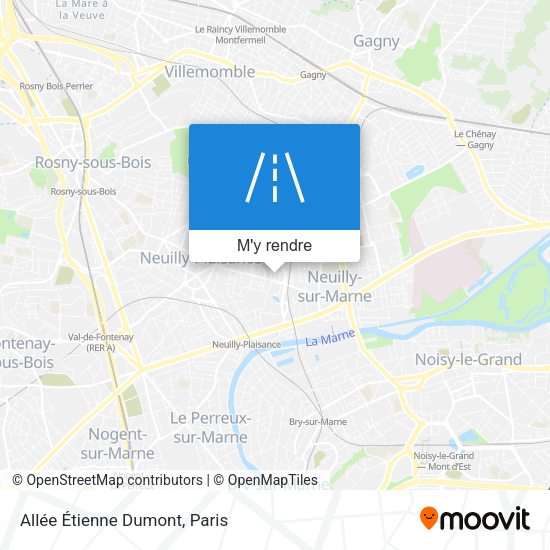 Allée Étienne Dumont plan