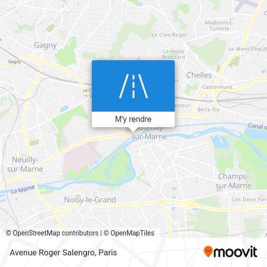 Avenue Roger Salengro plan