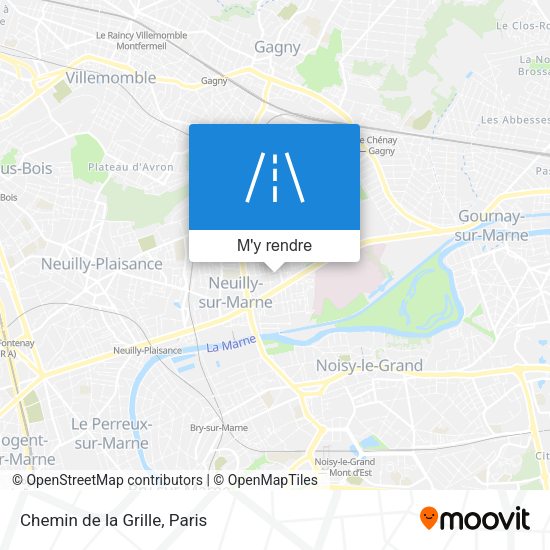 Chemin de la Grille plan