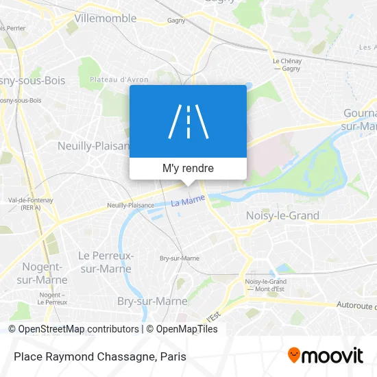 Place Raymond Chassagne plan