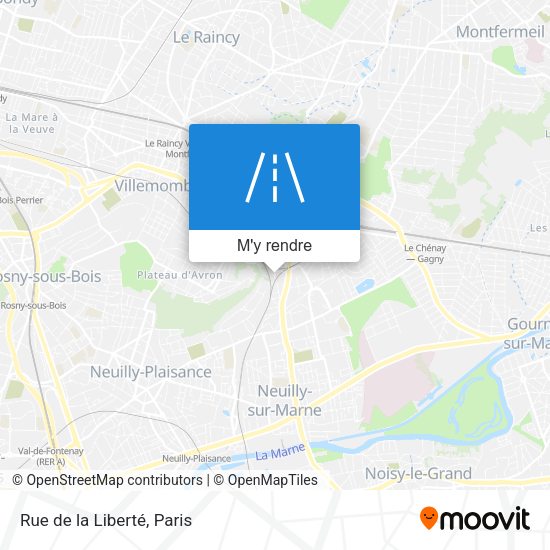 Rue de la Liberté plan