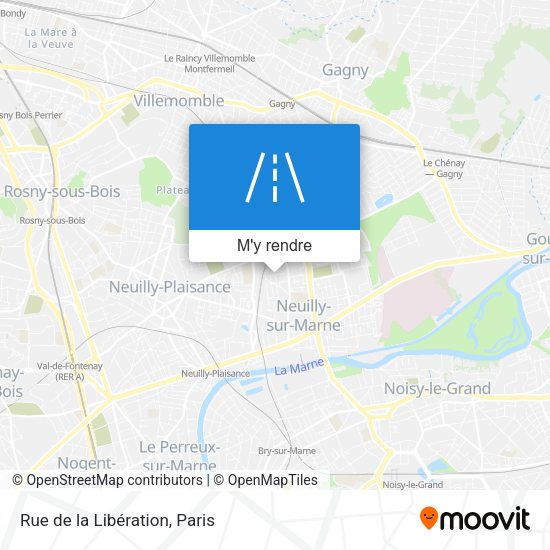 Rue de la Libération plan