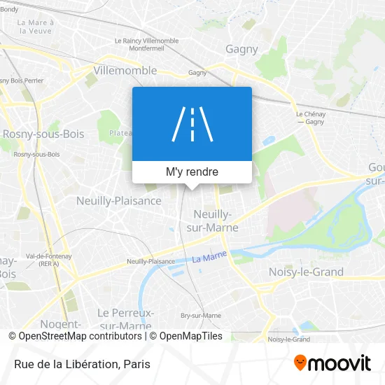 Rue de la Libération plan