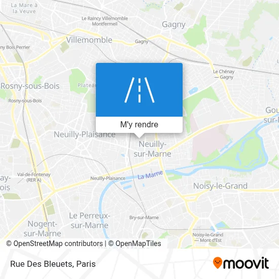 Rue Des Bleuets plan