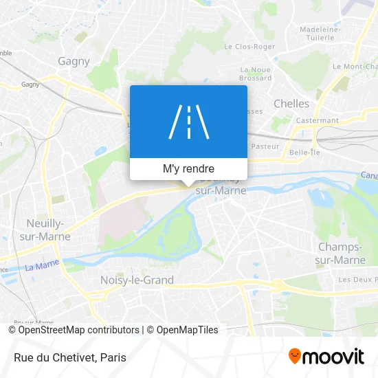 Rue du Chetivet plan