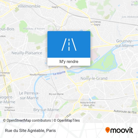 Rue du Site Agréable plan