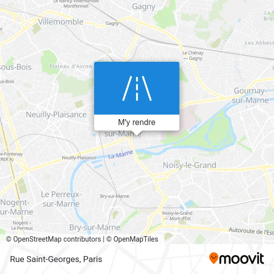 Rue Saint-Georges plan