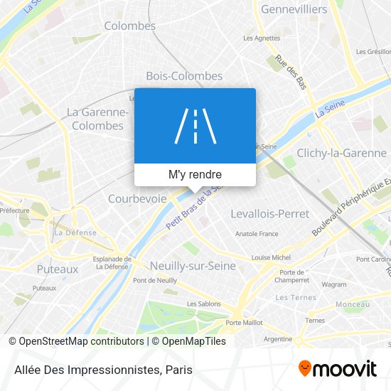 Allée Des Impressionnistes plan