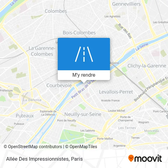 Allée Des Impressionnistes plan