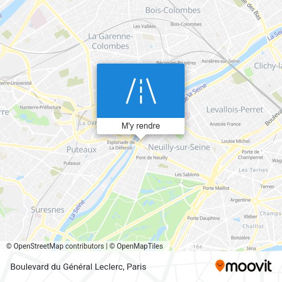 Boulevard du Général Leclerc plan