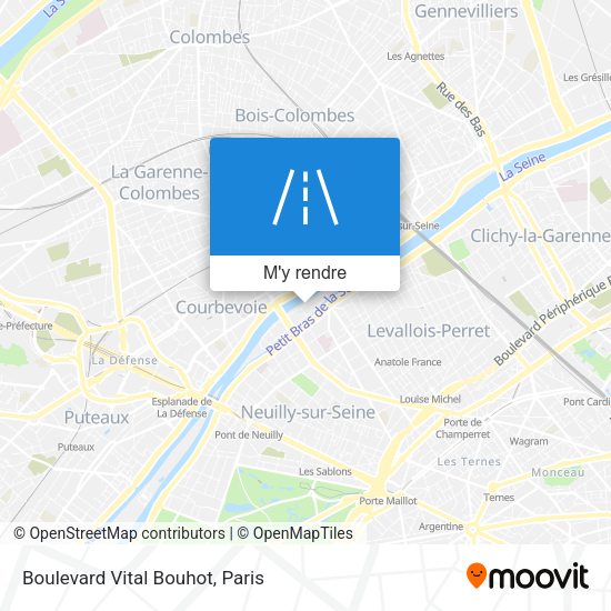 Boulevard Vital Bouhot plan