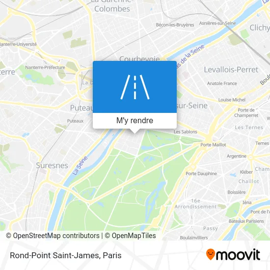 Rond-Point Saint-James plan