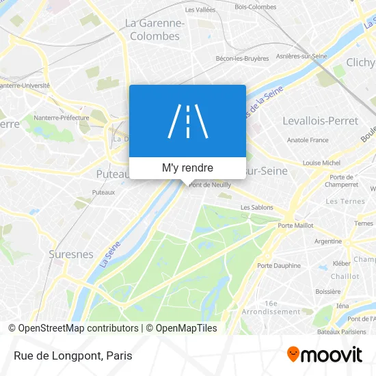 Rue de Longpont plan