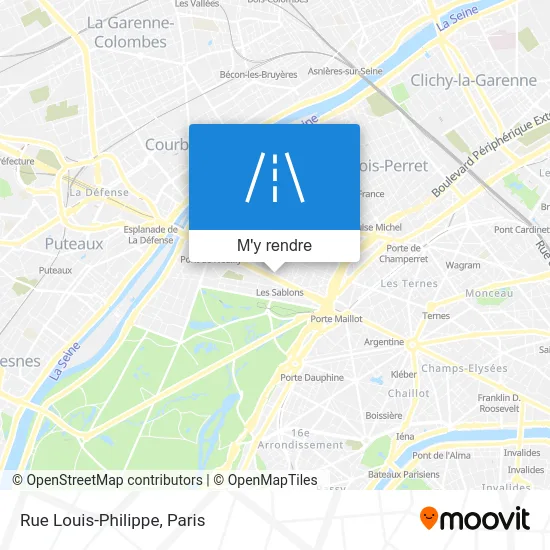 Rue Louis-Philippe plan