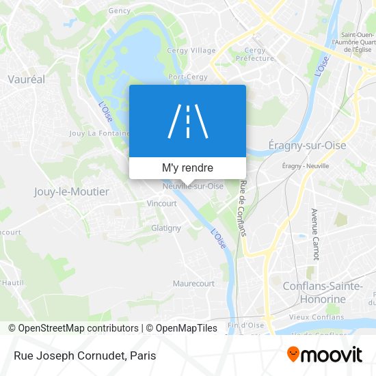 Rue Joseph Cornudet plan