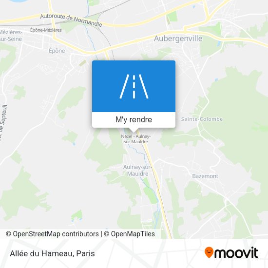 Allée du Hameau plan