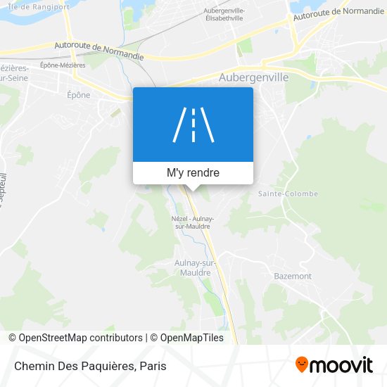 Chemin Des Paquières plan
