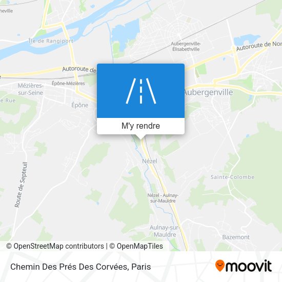 Chemin Des Prés Des Corvées plan