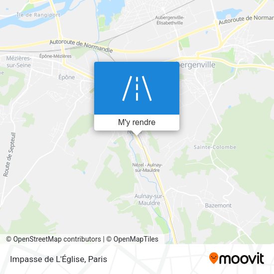 Impasse de L'Église plan