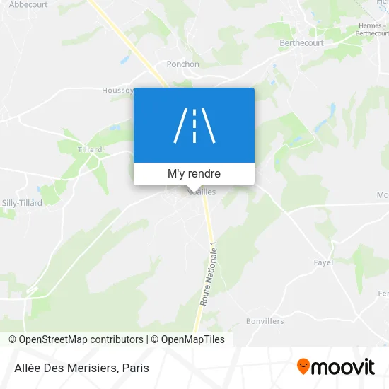 Allée Des Merisiers plan