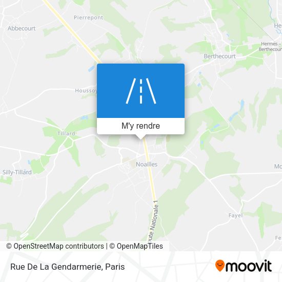 Rue De La Gendarmerie plan
