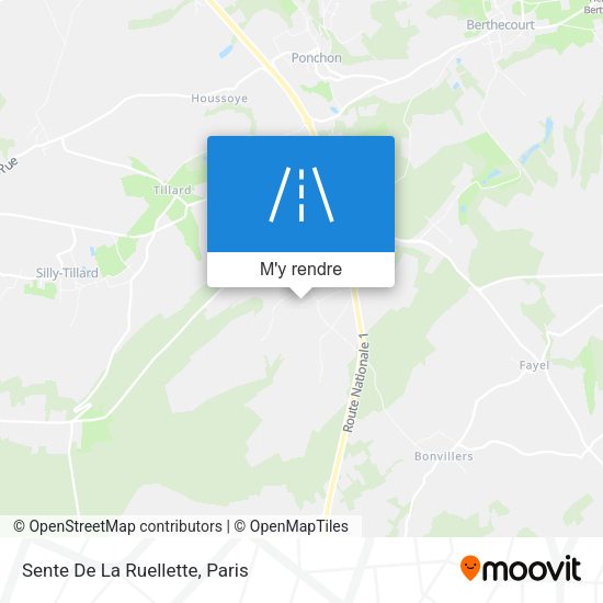 Sente De La Ruellette plan