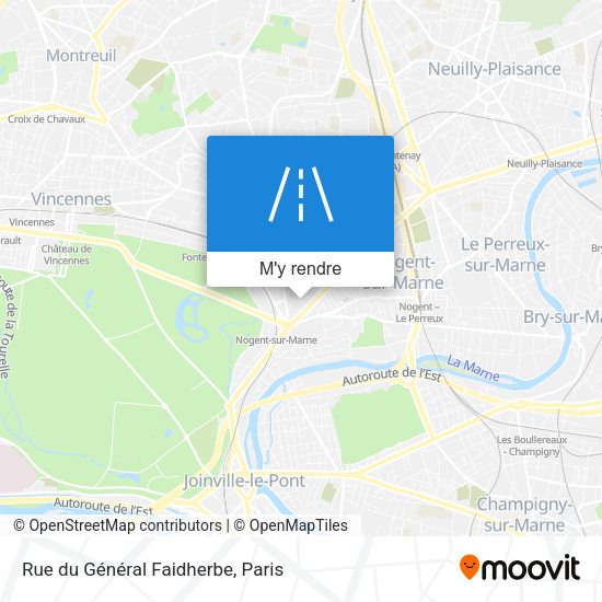 Rue du Général Faidherbe plan