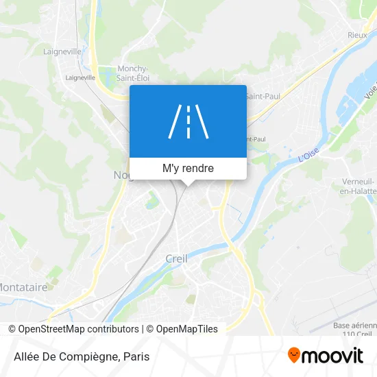 Allée De Compiègne plan