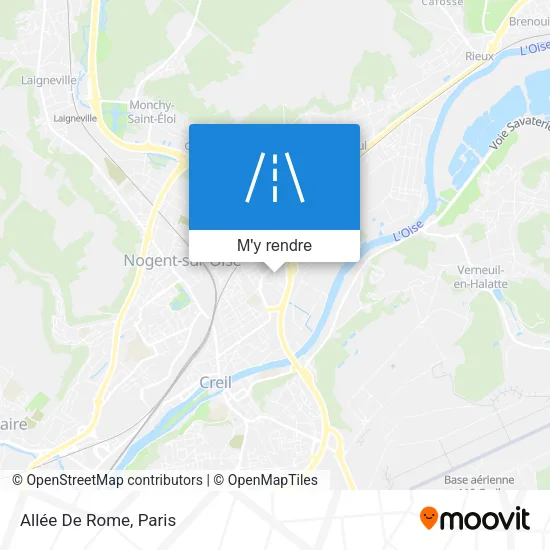 Allée De Rome plan
