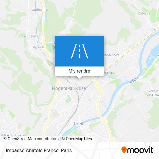 Impasse Anatole France plan