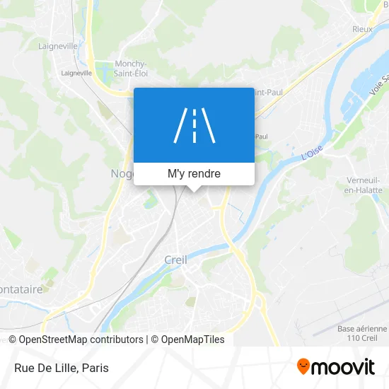 Rue De Lille plan