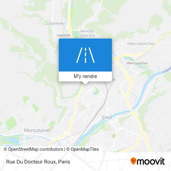 Rue Du Docteur Roux plan