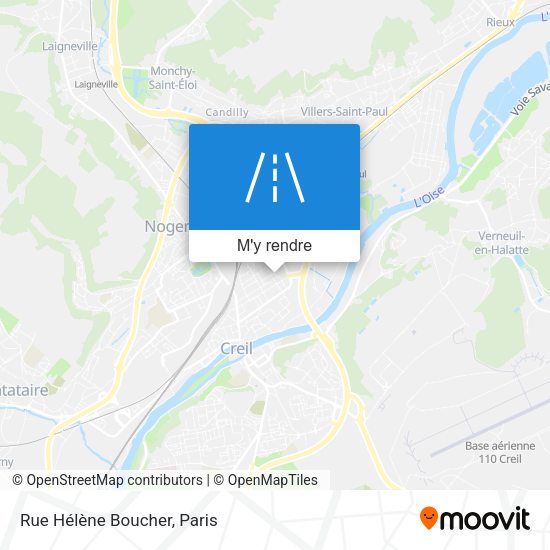 Rue Hélène Boucher plan