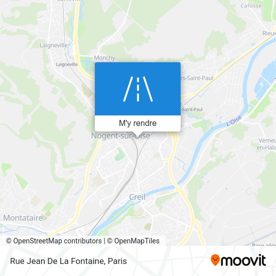 Rue Jean De La Fontaine plan