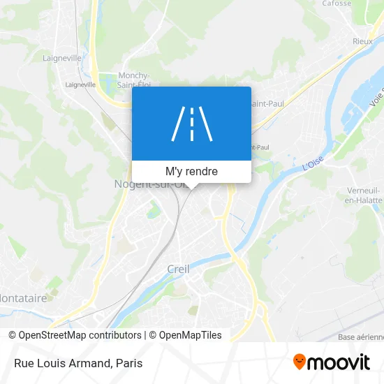 Rue Louis Armand plan