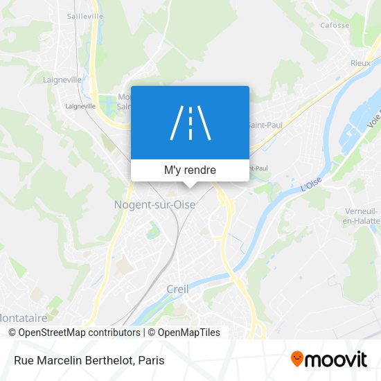 Rue Marcelin Berthelot plan