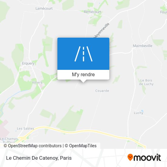 Le Chemin De Catenoy plan
