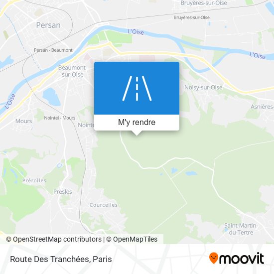 Route Des Tranchées plan