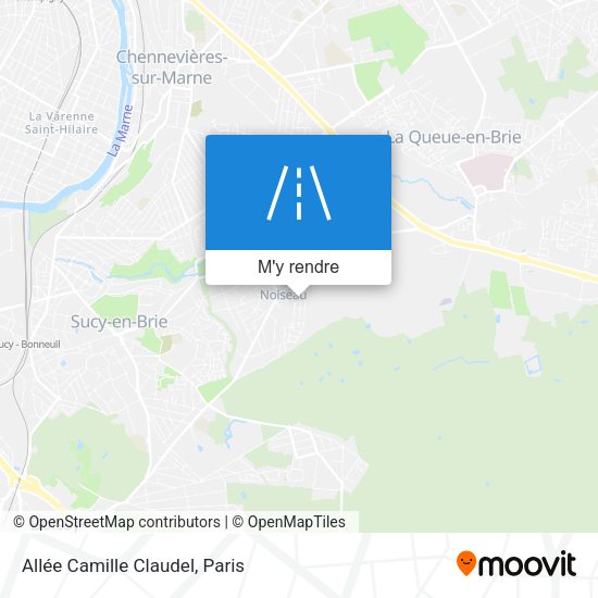 Allée Camille Claudel plan