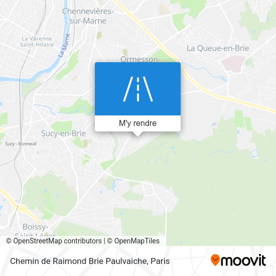 Chemin de Raimond Brie Paulvaiche plan