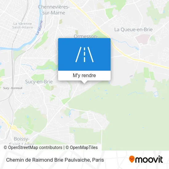 Chemin de Raimond Brie Paulvaiche plan