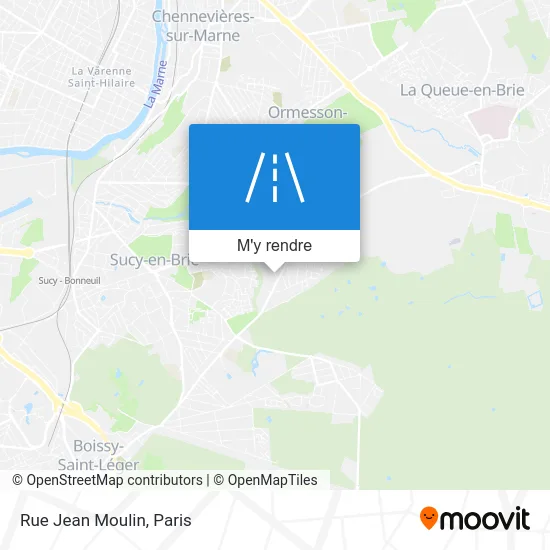 Rue Jean Moulin plan