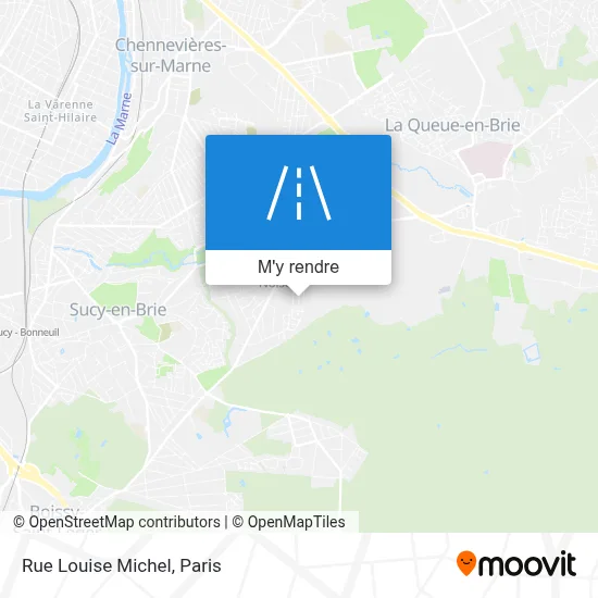 Rue Louise Michel plan