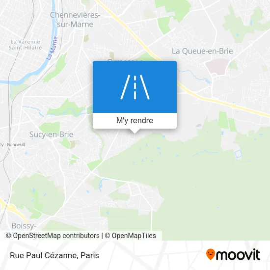 Rue Paul Cézanne plan