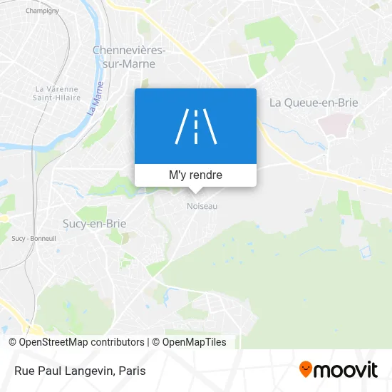 Rue Paul Langevin plan