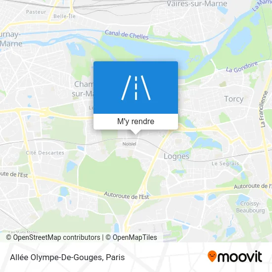 Allée Olympe-De-Gouges plan